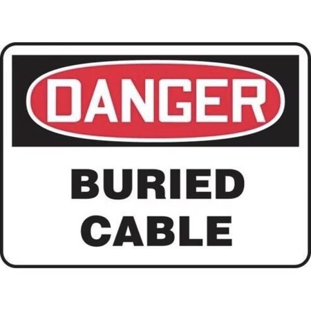 Accuform OSHA DANGER SAFETY SIGN BURIED MELC108VS MELC108VS